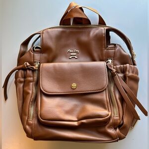 Miss Fong Mini Diaper Bag - Cognac